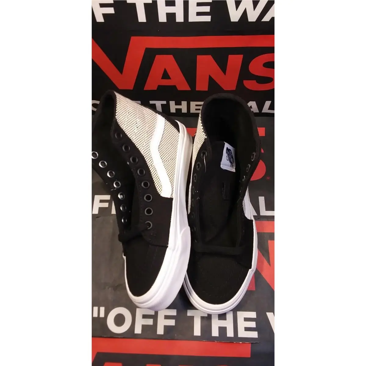 Vans shoes - Vans Sk8-Hi - Black White Red Gray 3