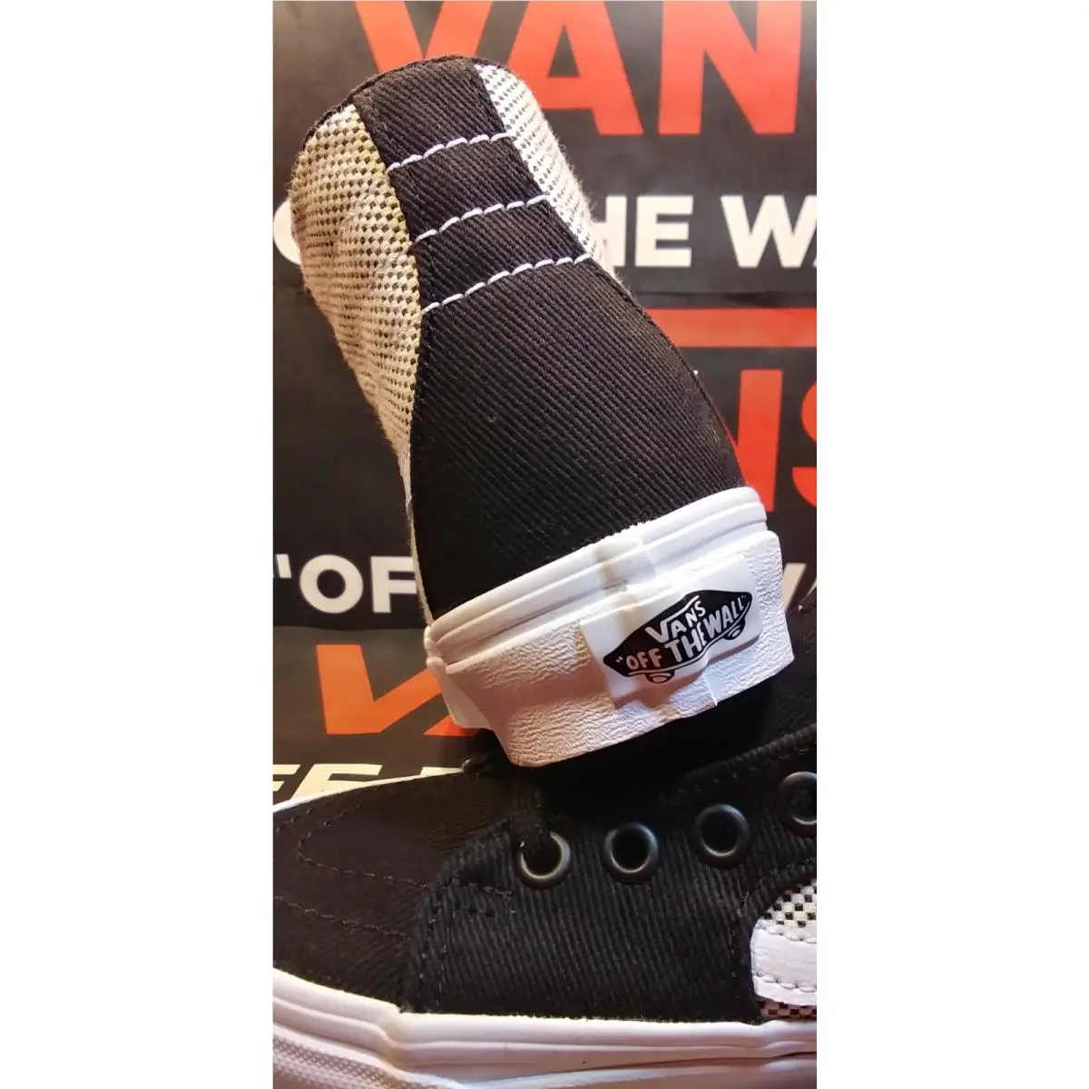 Vans shoes - Vans Sk8-Hi - Black White Red Gray 5