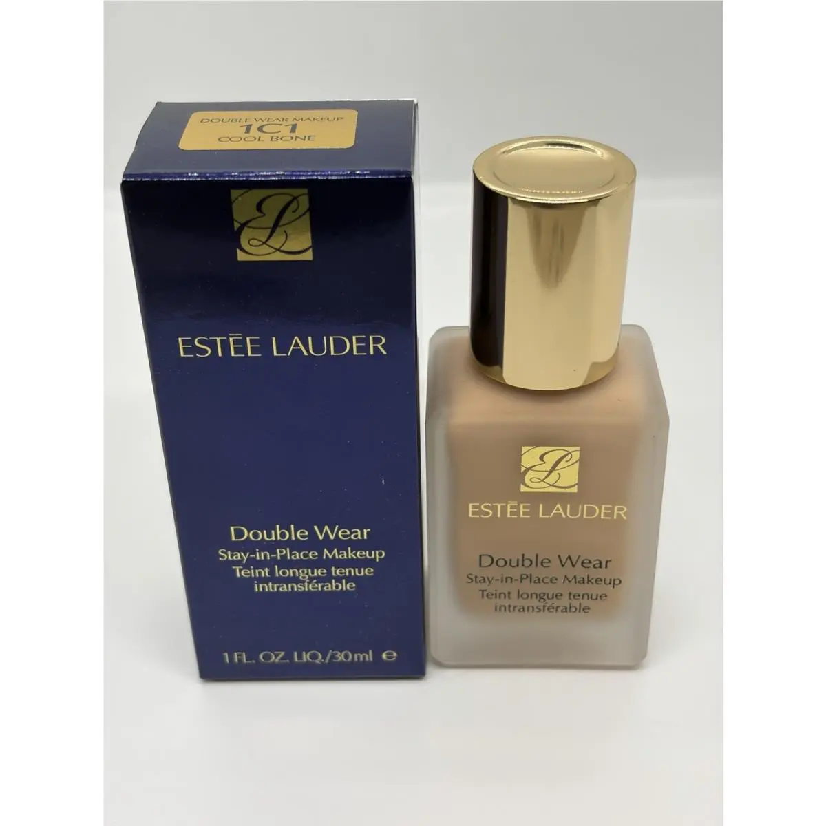 Estee Lauder Double Wear Foundation 1C1 Cool Bone Formula 1oz