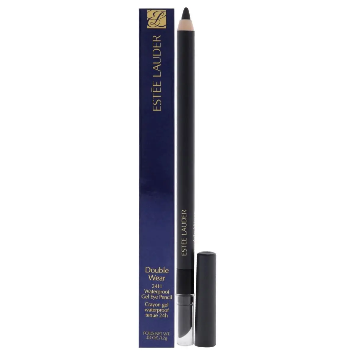 2 Pack Estee Lauder Double Wear 24H Waterproof Gel Eye Pencil-05 Smoke-0.04 oz