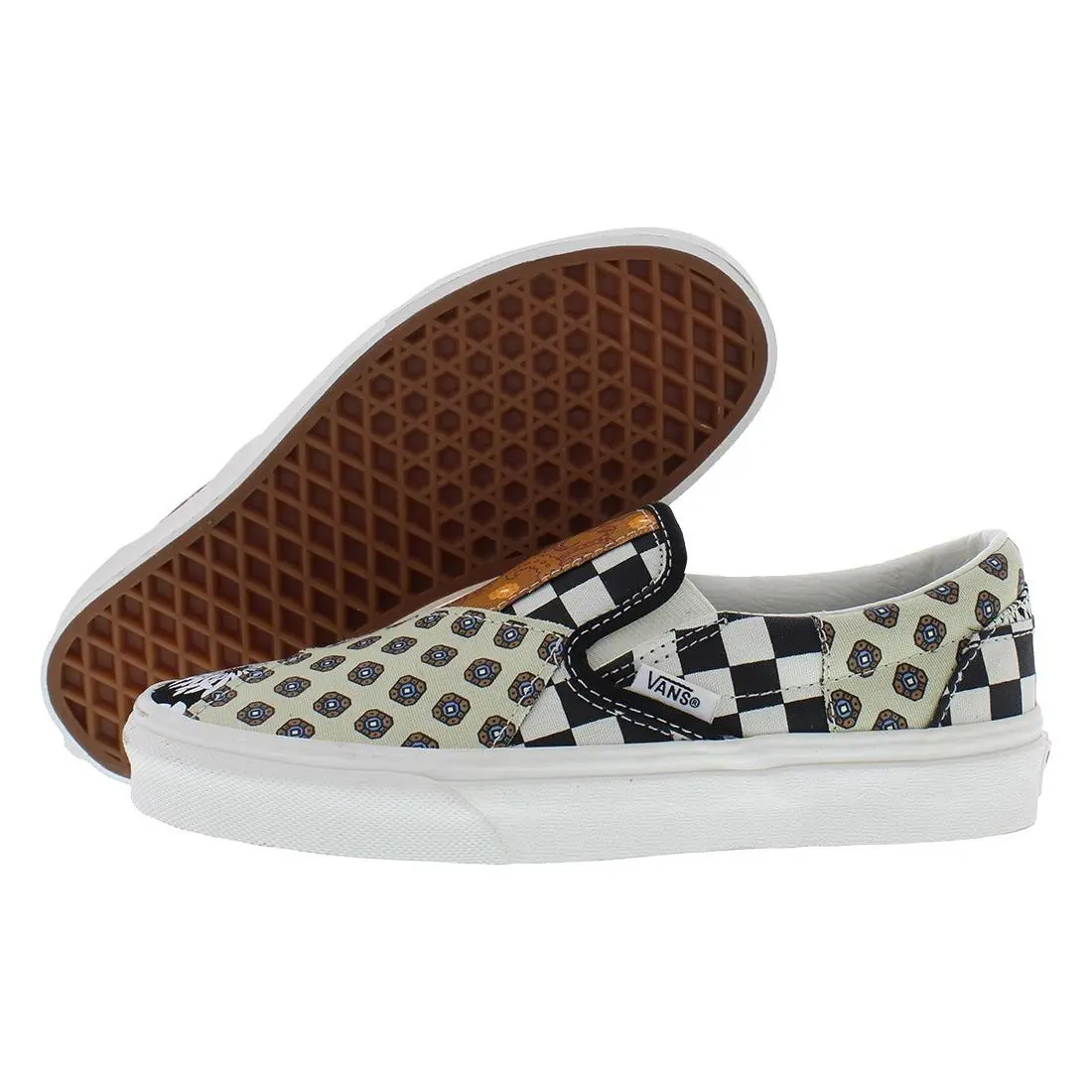 Vans Classic Slip-on Unisex Shoes Size 4.5 Color: Black/true White