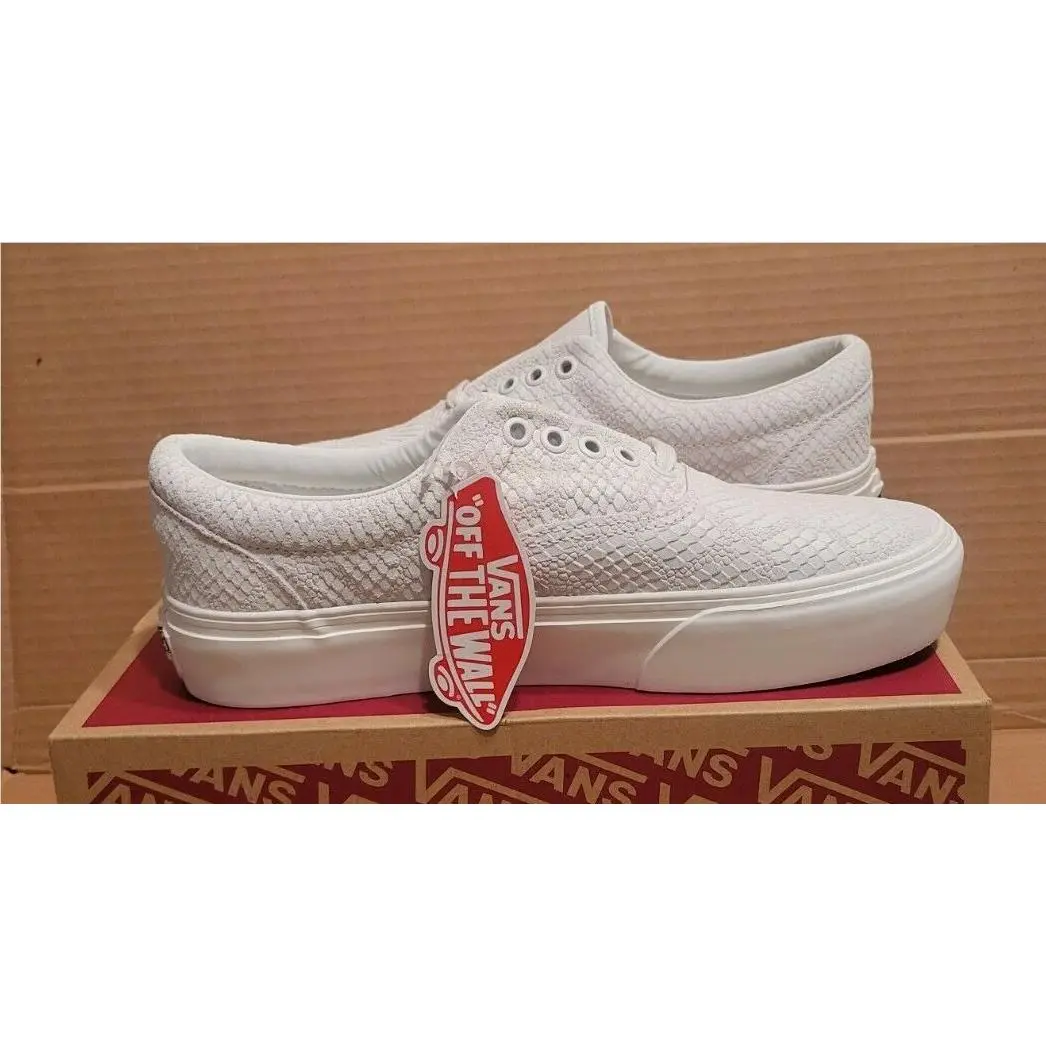 Vans shoes - Vans Era Platform - Era Platform - VN0A3WLU1VK - (Animal) Emboss/Blanc de Blanc (UPC: 192825767616) 5