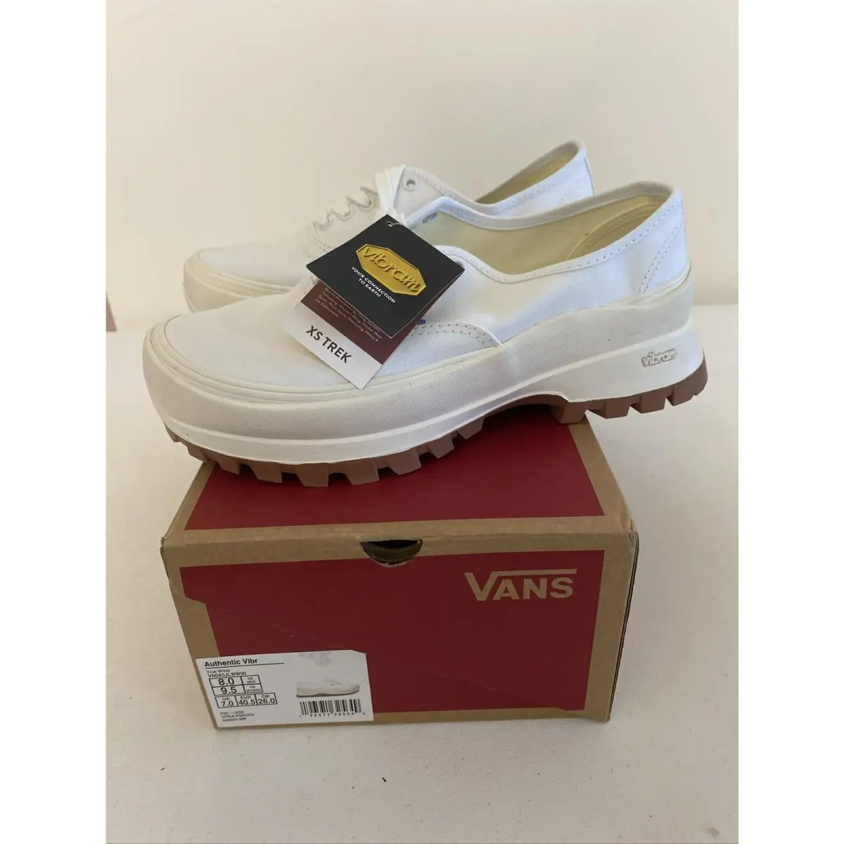 Vans Authentic Vibram Vibram Sole True White Size 8 Mens 9.5 Womens Low Top