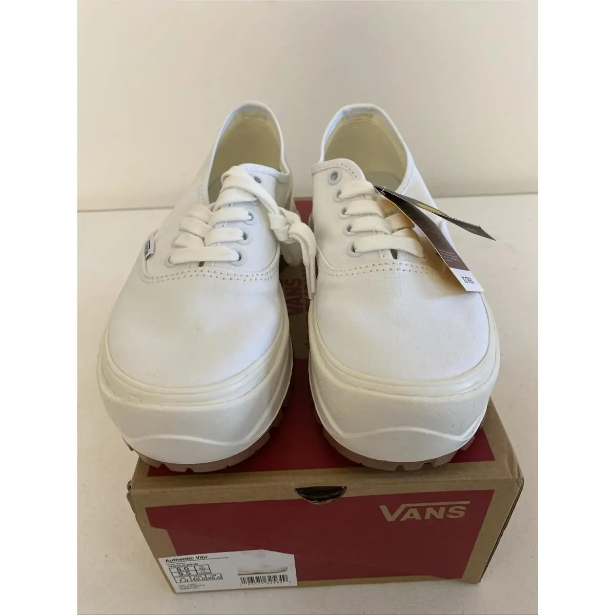 Vans shoes - Vans Authentic Vibram - Authentic Vibram - VNOA5JLWWOO - White (UPC: 0196571325649) 0