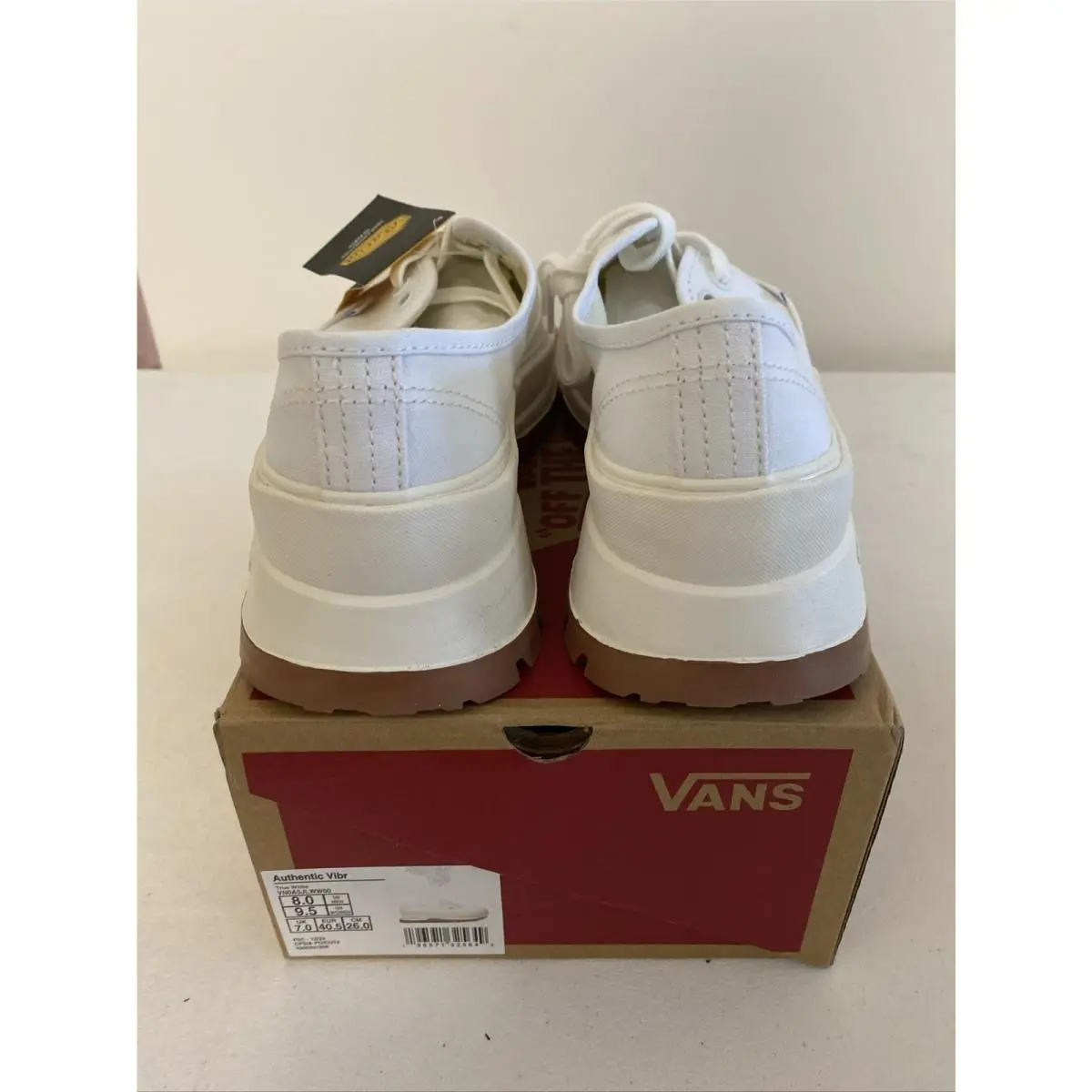 Vans shoes - Vans Authentic Vibram - Authentic Vibram - VNOA5JLWWOO - White (UPC: 0196571325649) 1
