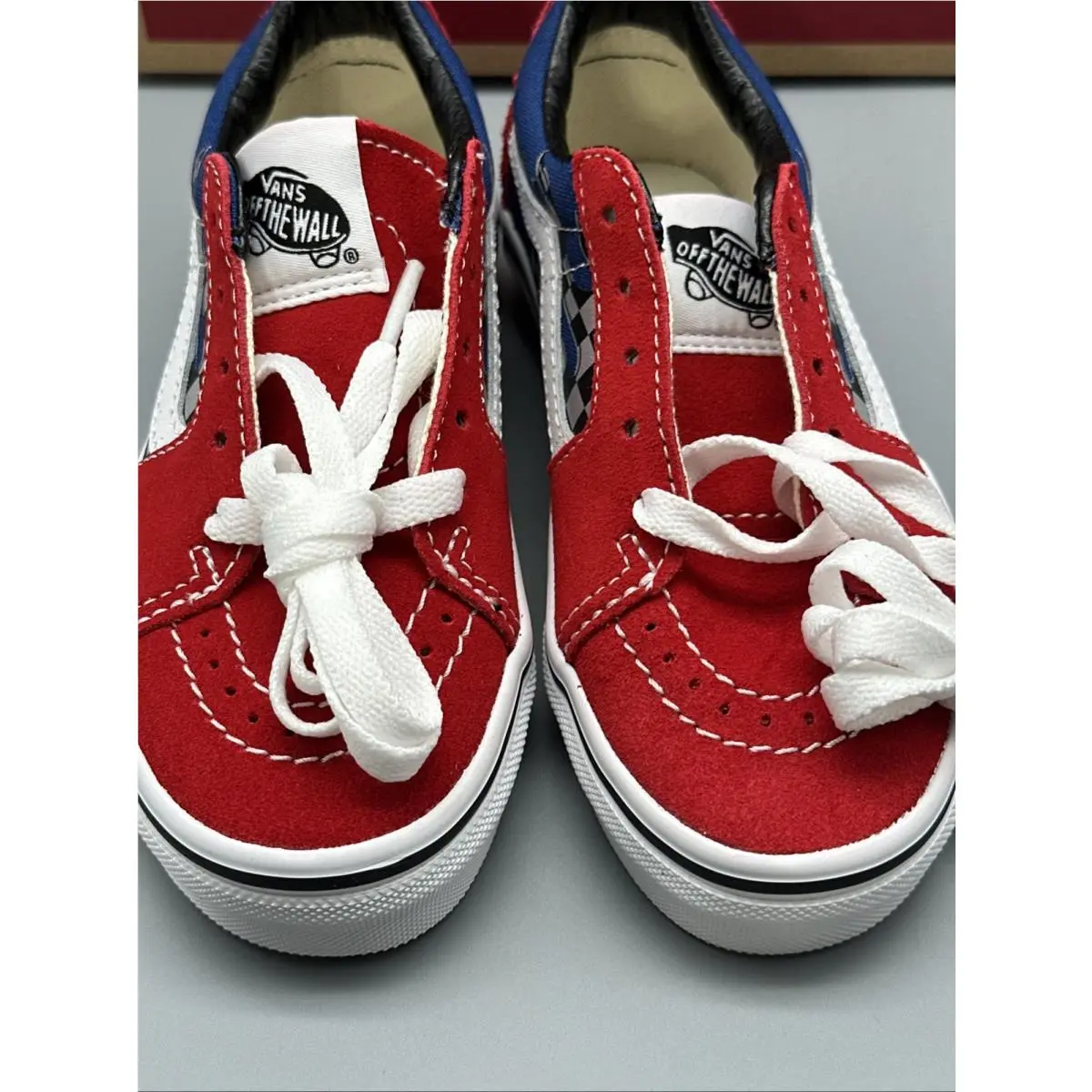 Vans Shoes Sk8-low Reflect Check Flame Multi Model VN0A7Q5L448