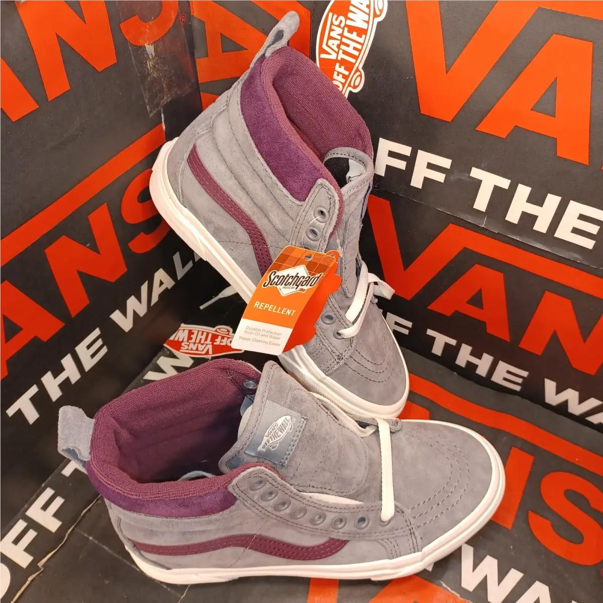 Vans Sk8-Hi Mte Frost Gray/prune Suede Men`s 4.5/Women`s 6 VNOA4BV7XKM1