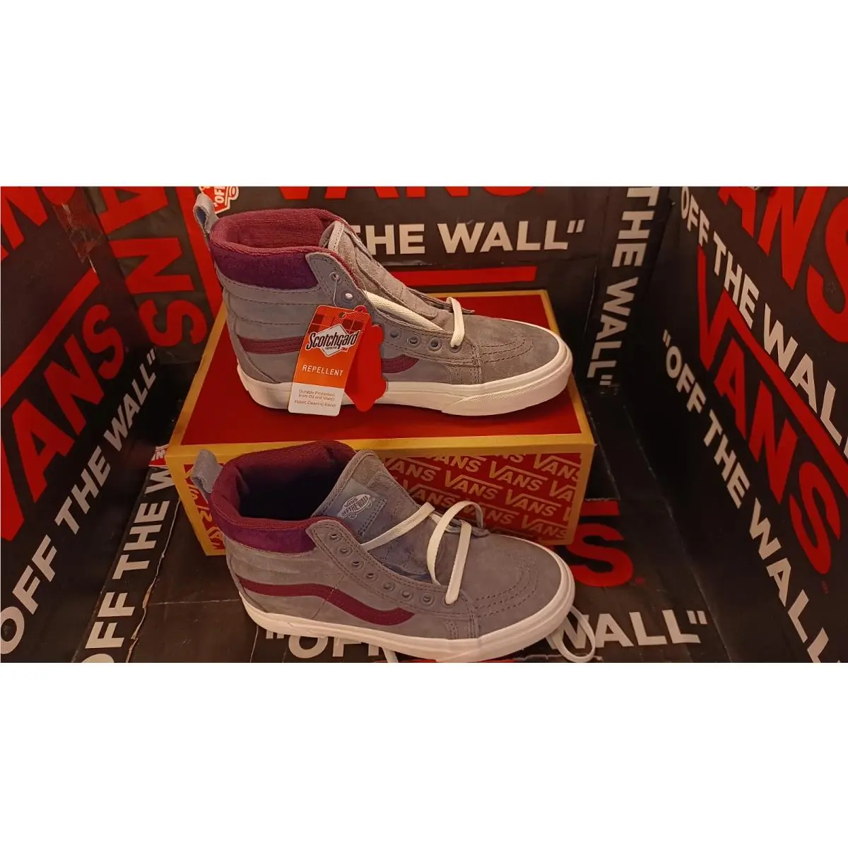 Vans shoes - Sk8 Hi - VNOA4BV6V7B - Gray 0