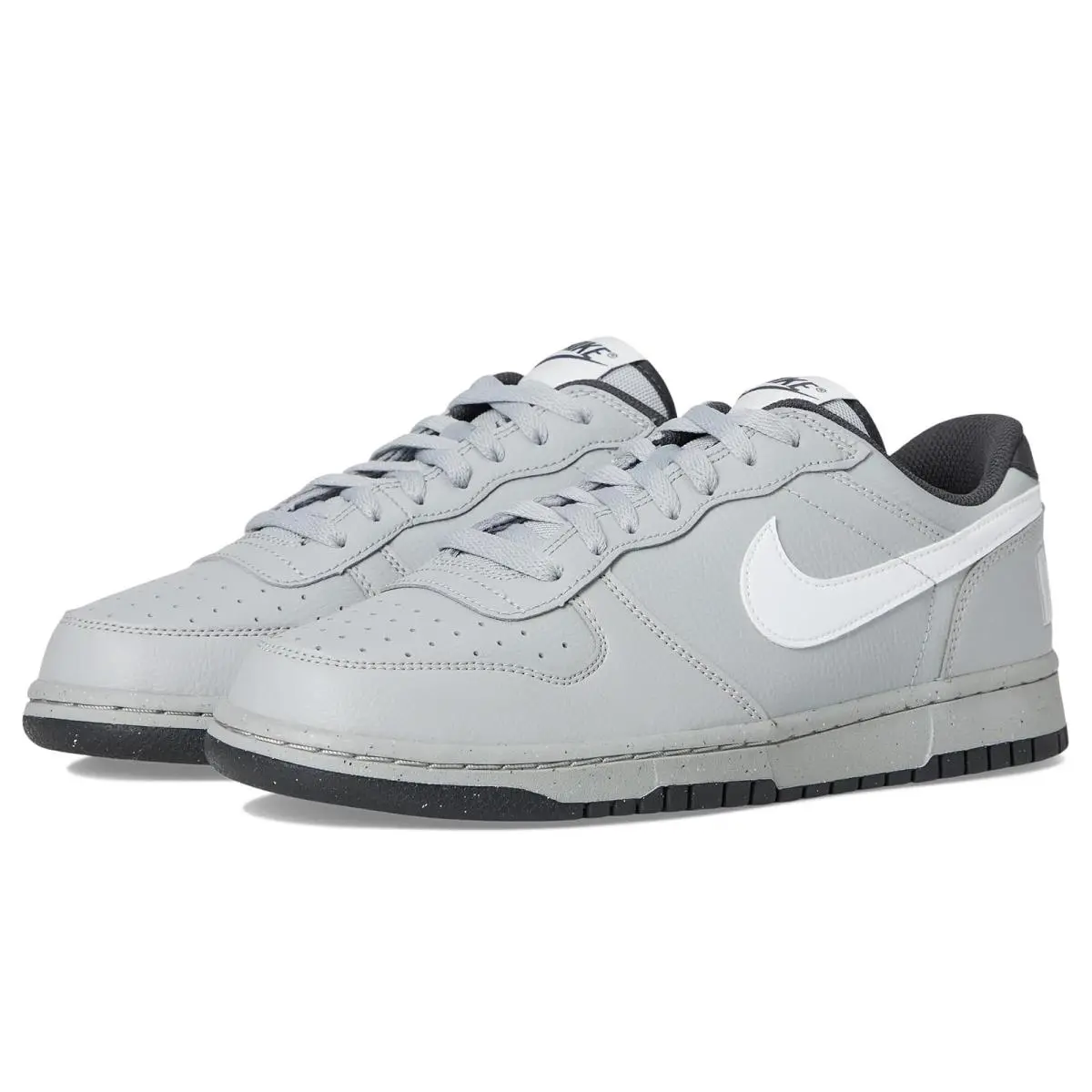 Nike Men`s Big Low Shoes Light Smoke Grey/white-anthracite Size 11.5 - Gray