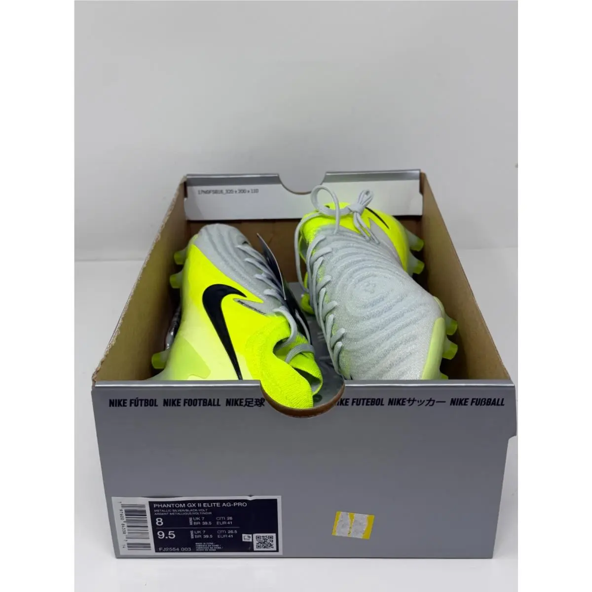 Nike shoes - Nike Phantom GX 2 Elite AG Metallic Silver Volt - FJ2554-003 - Metallic Silver/Volt/Black (UPC: 197600843387) 3
