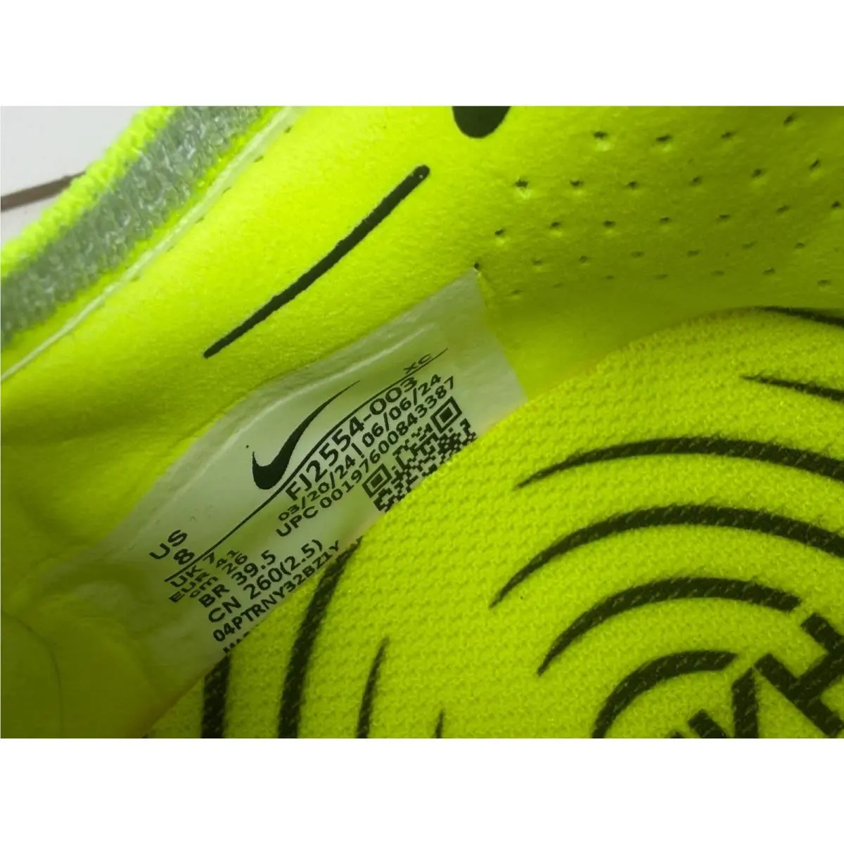 Nike shoes - Nike Phantom GX 2 Elite AG Metallic Silver Volt - FJ2554-003 - Metallic Silver/Volt/Black (UPC: 197600843387) 5