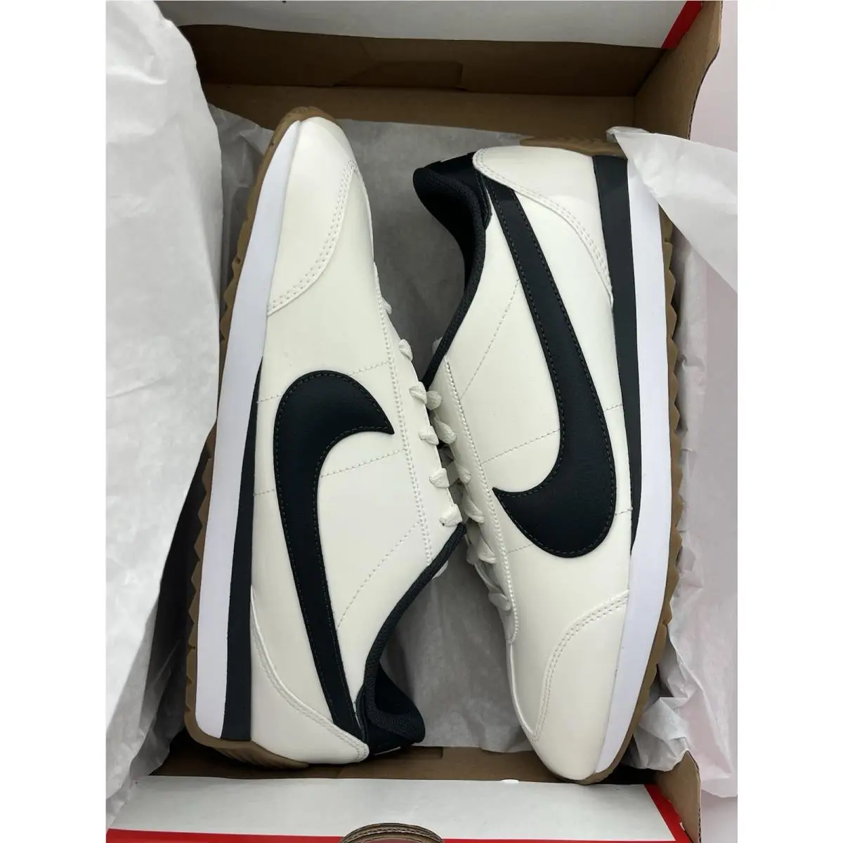 Nike Pacific Leather Shoes M 10.5 Color Sail/ Dark Smoke Grey IM4006-101