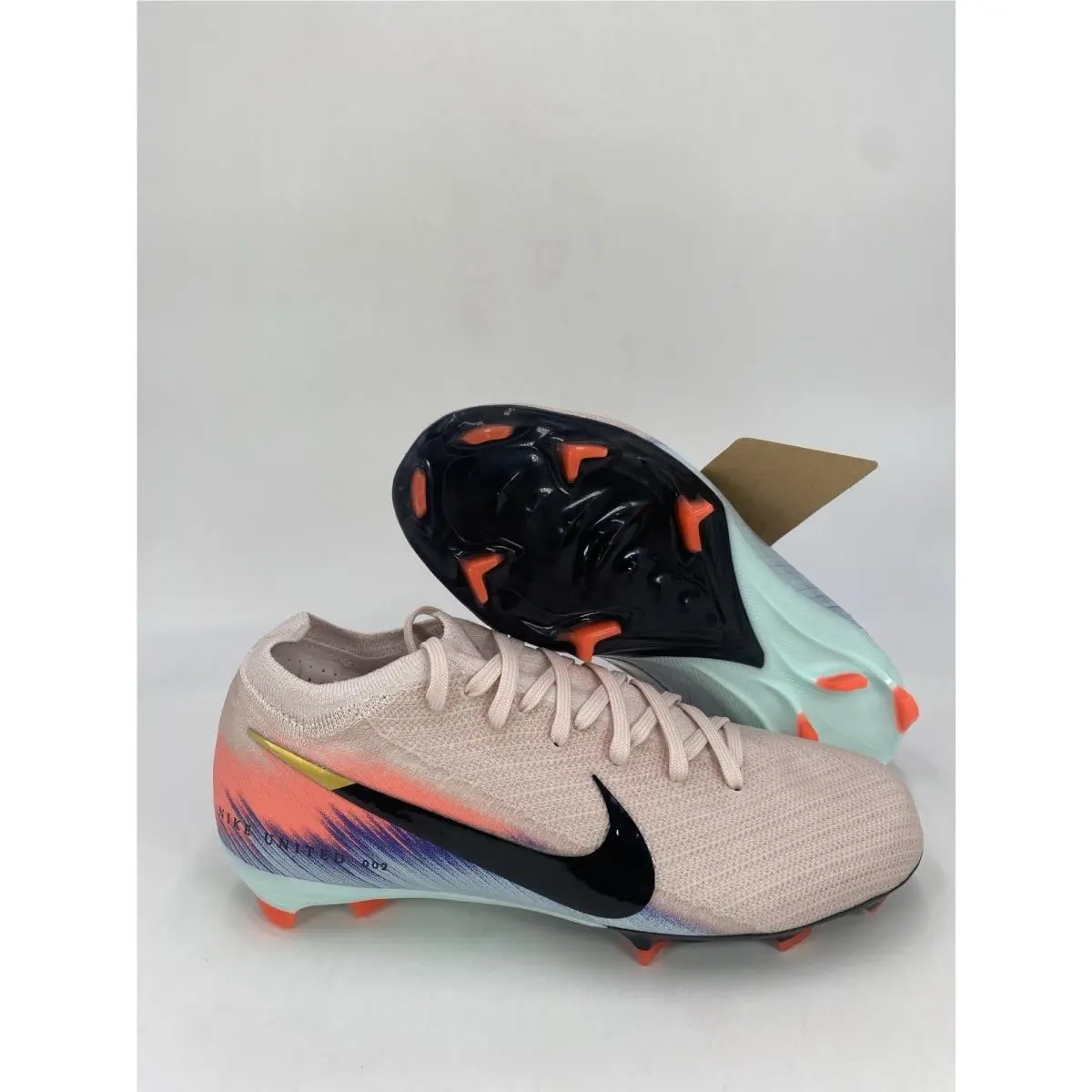 JR ZM Vapor 16 Pro FG NU2 Silt Red Racer Blue IB2466 600 Size 4Y by Nike