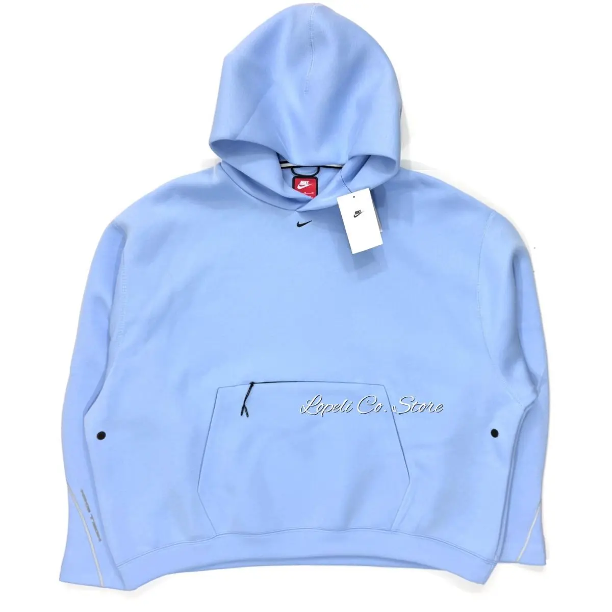 Tech Fleece Oversized Hoodie Lab Air Ice Blue HV6535-468 Mens XL by Nike
