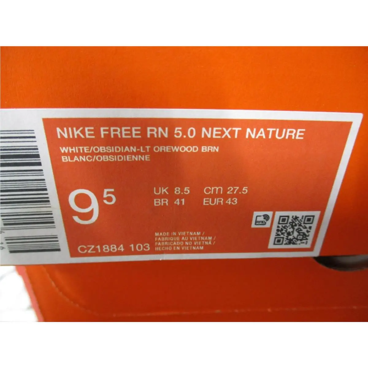 Nike shoes - Nike Free Run 5.0 - Free Run - CZ1884-103 - White 8