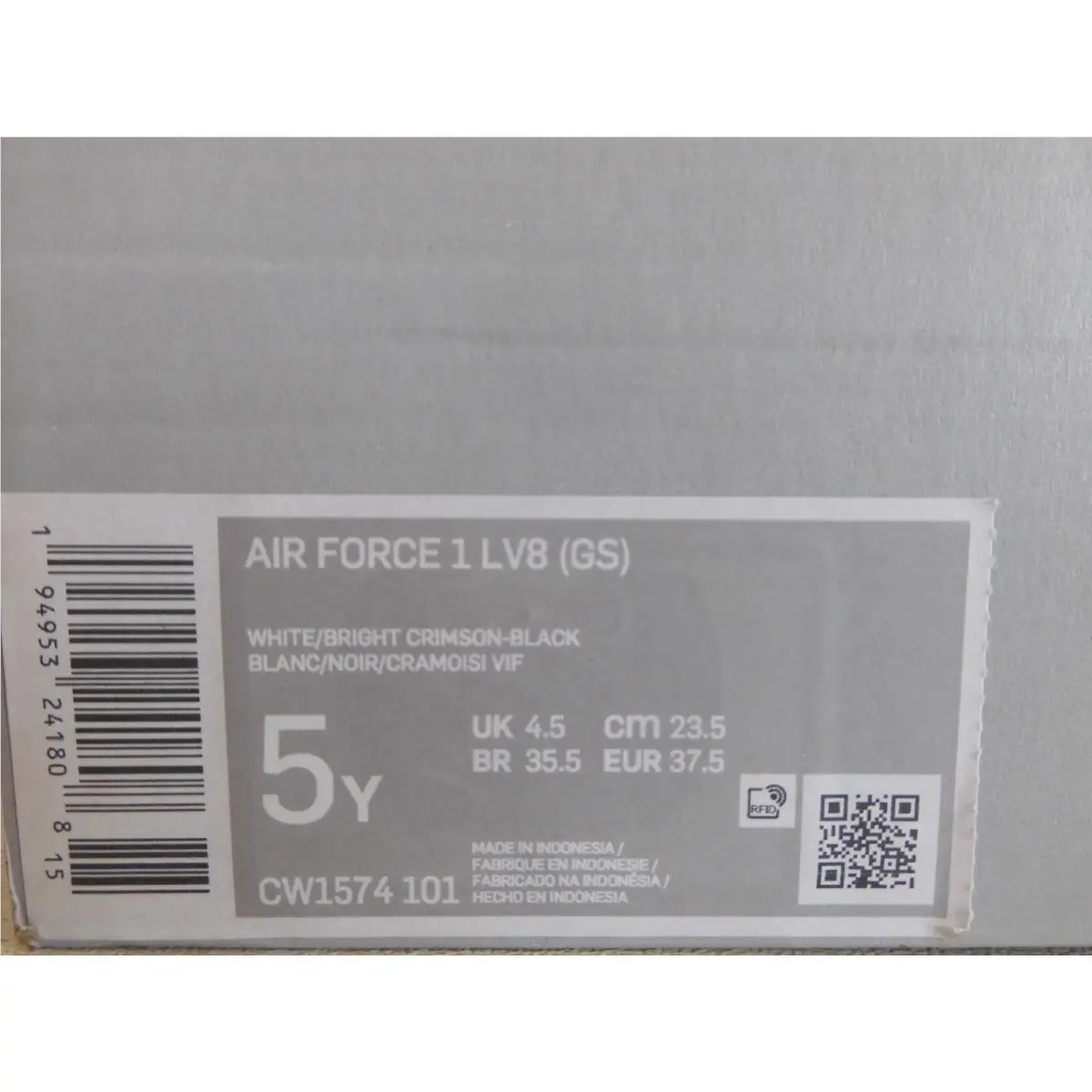Nike shoes - Nike Air Force 1 LV8 - CW1574 101 - White (UPC: 194953241808) 6