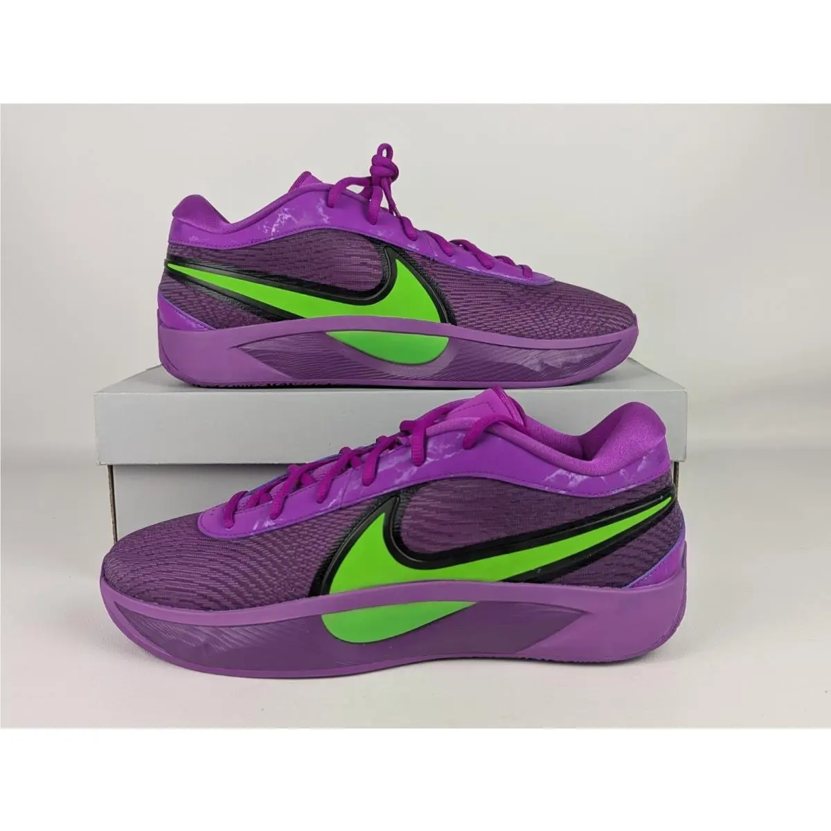 Nike Giannis Freak 6 Bold Berry Electric Green FJ7792-500 Men`s Size 10.5