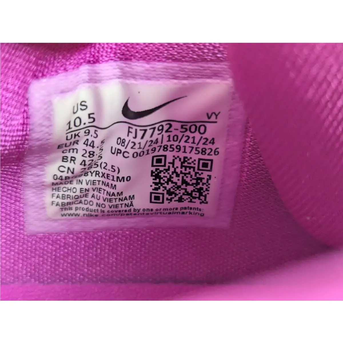 Nike shoes - Nike 6.0 - FJ7792-500 - Bold Berry/Green Strike-Hyper Violet 6