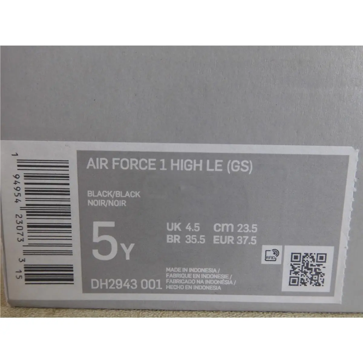 Nike shoes - Nike Air Force 1 High - DH2943 001 - Black (UPC: 194954230733) 6