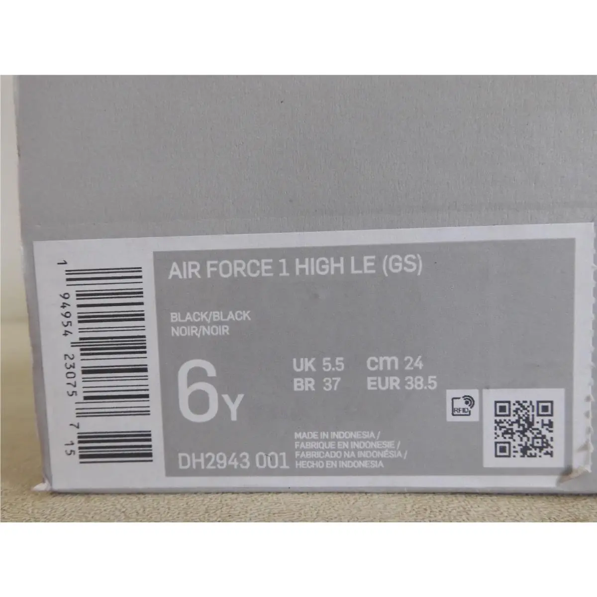 Nike shoes - Nike Air Force 1 High - DH2943 001 - Black (UPC: 194954230757) 6