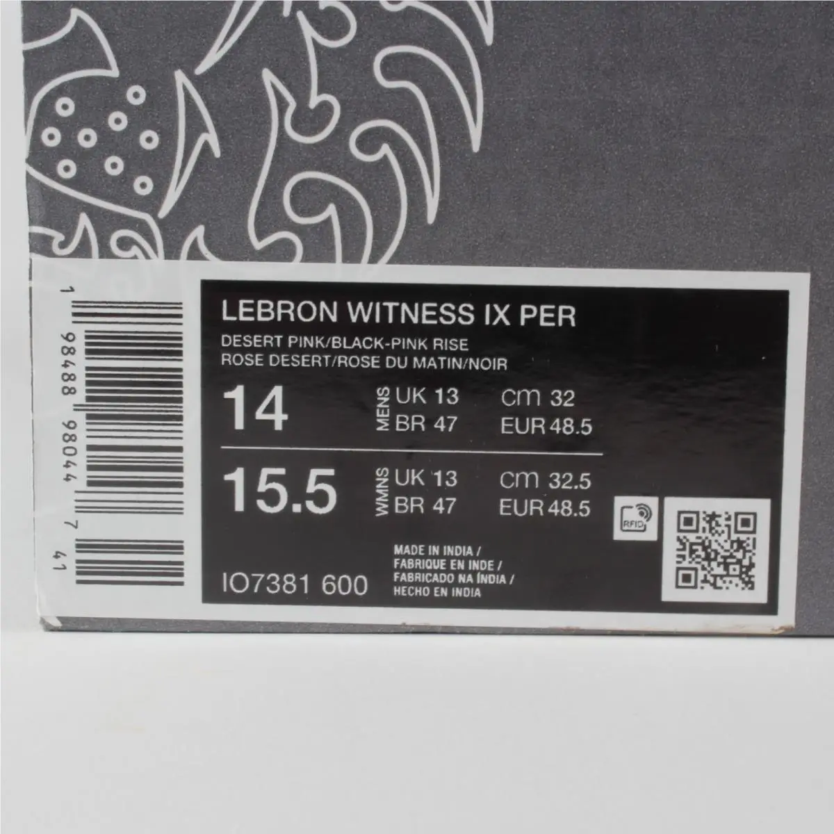 Nike shoes - Nike LeBron Witness - LeBron Witness - IO7381-600 - Pink 8