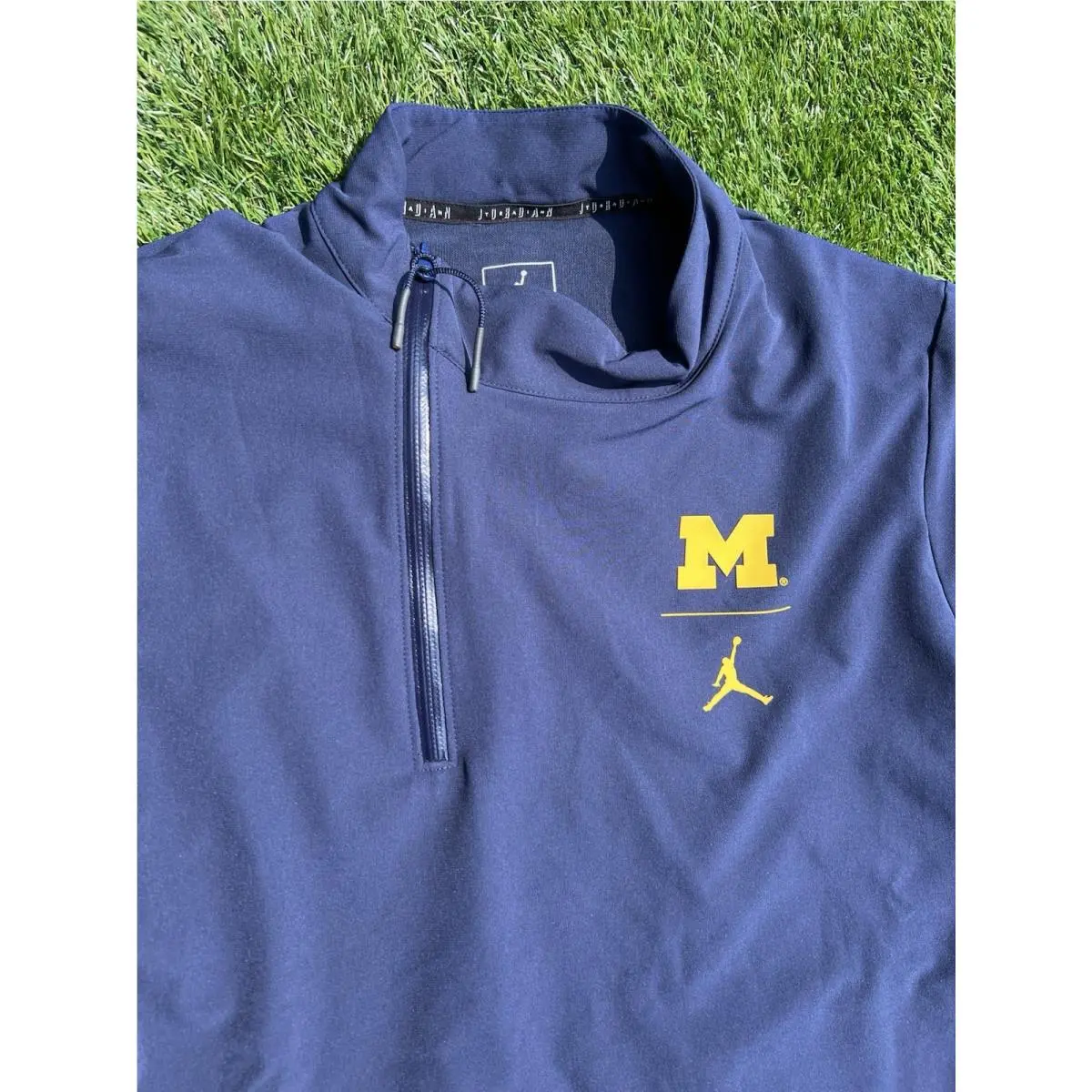 Nike clothing - Jordan Brand 1/4 Zip Jacket - 02FO-CNAM - Maize & Blue 10