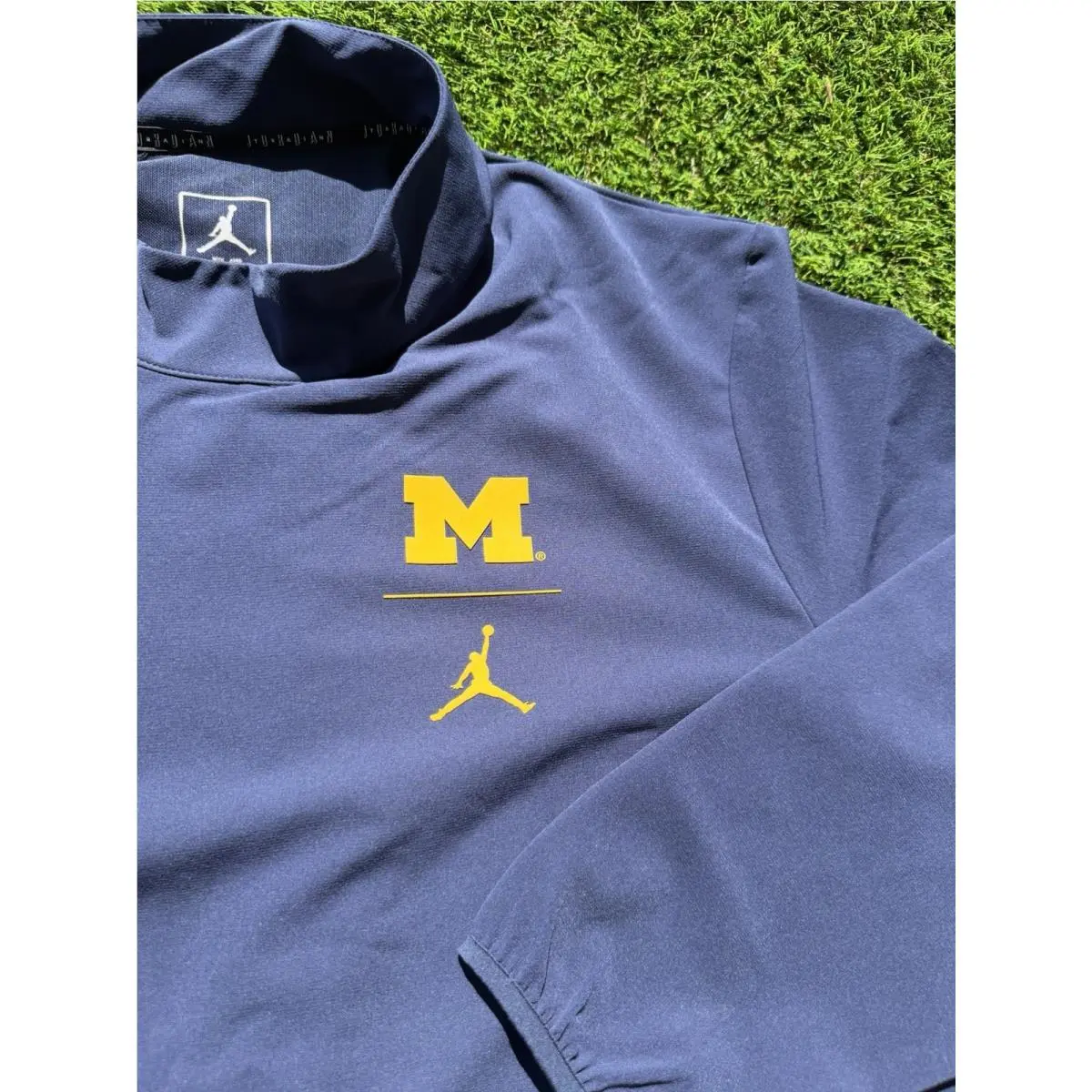 Nike clothing - Jordan Brand 1/4 Zip Jacket - 02FO-CNAM - Maize & Blue 13