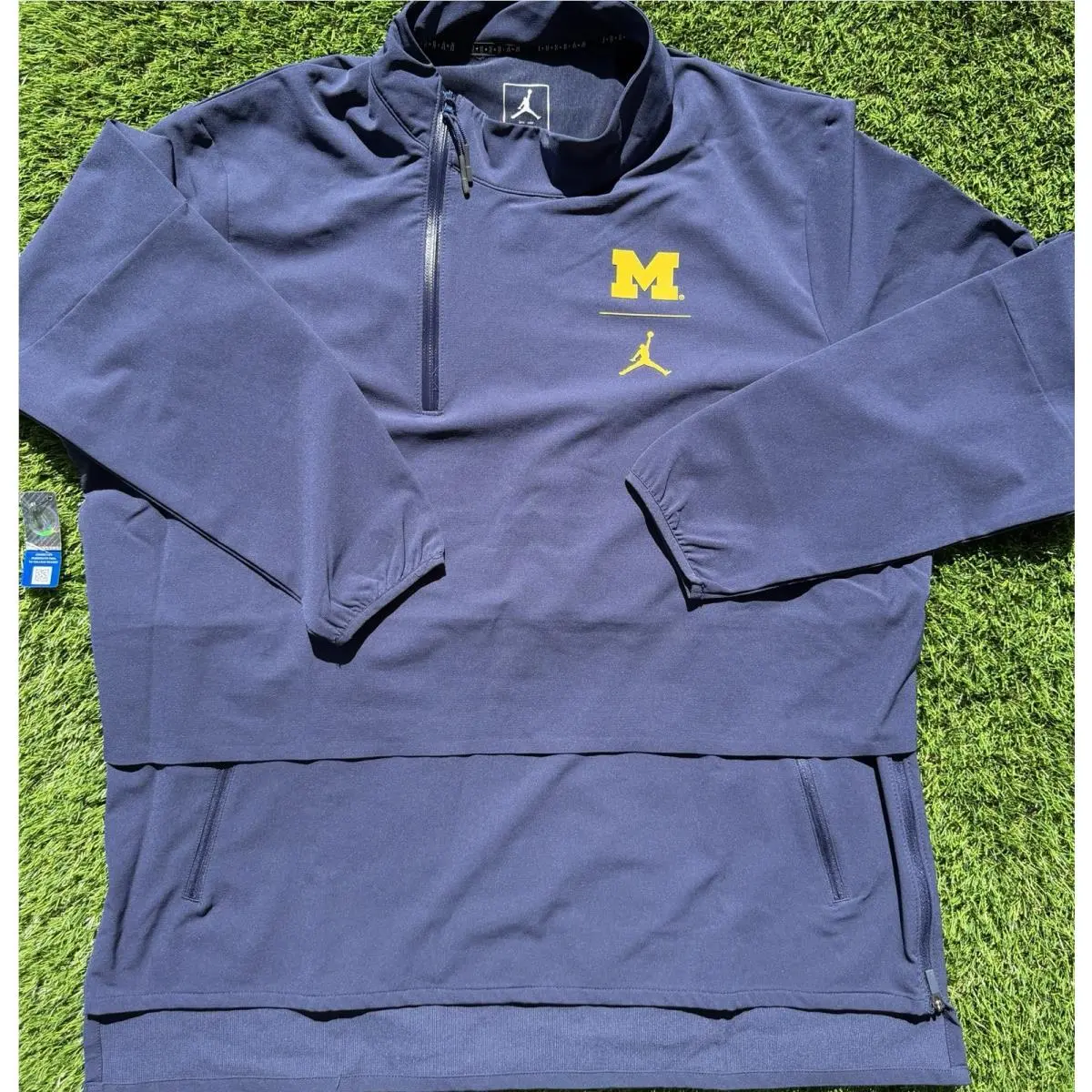 Nike clothing - Jordan Brand 1/4 Zip Jacket - 02FO-CNAM - Maize & Blue 0