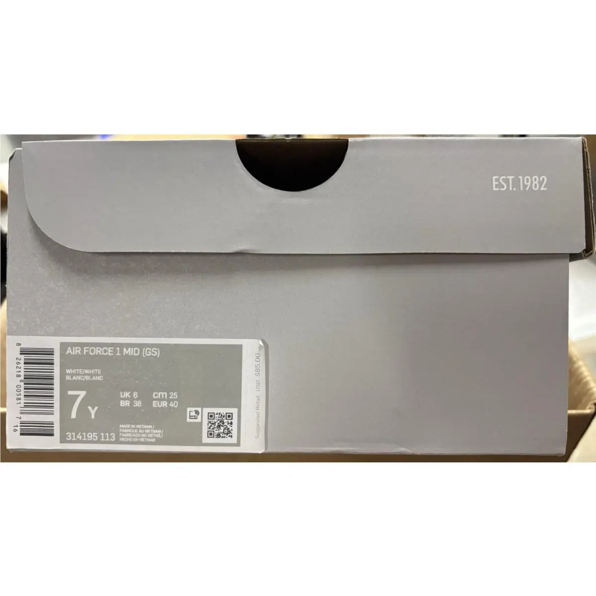 Nike shoes - Nike Air Force 1 Mid - 314195 113 - White 0