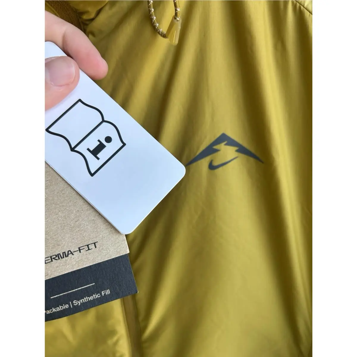 Nike clothing - Nike Trail PrimaLoft - Trail PrimaLoft - FZ0003716 - Yellow 0