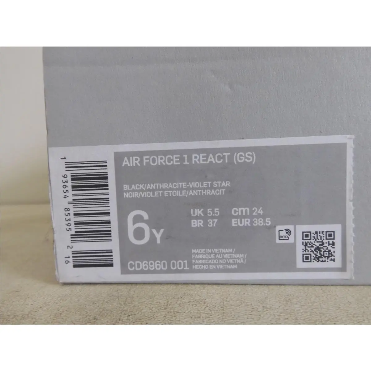 Nike shoes - Nike Air Force 1 - Air Force - CD6960-001 - Black (UPC: 193654853952) 6