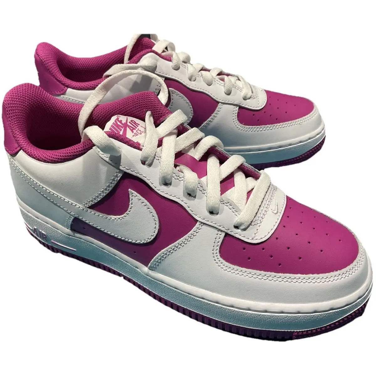 Nike Air Force 1 Low White Laser Fushia Women’s Size 8