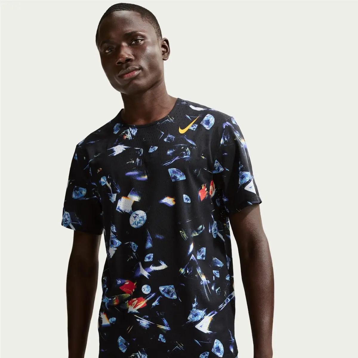 Men’s Sz M Aeroswift `glam` Dri-fit Adv Running T-shirt IH5043-010 by Nike