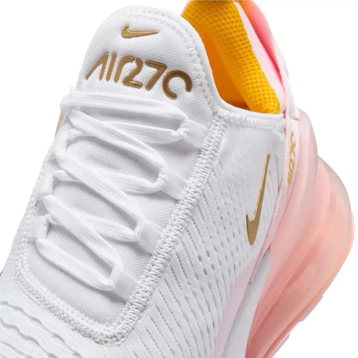 Nike shoes - Nike Air Max 270 - Air Max - CI9088-100 - White/Opti Yellow/Pale Pink 14