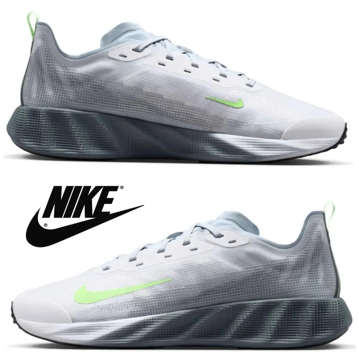 Nike shoes - Nike Ava X - Ava - Gray, Maufacturer: Blue Grey/Obsidian Mist/Geyser Grey/Lime Glow 8