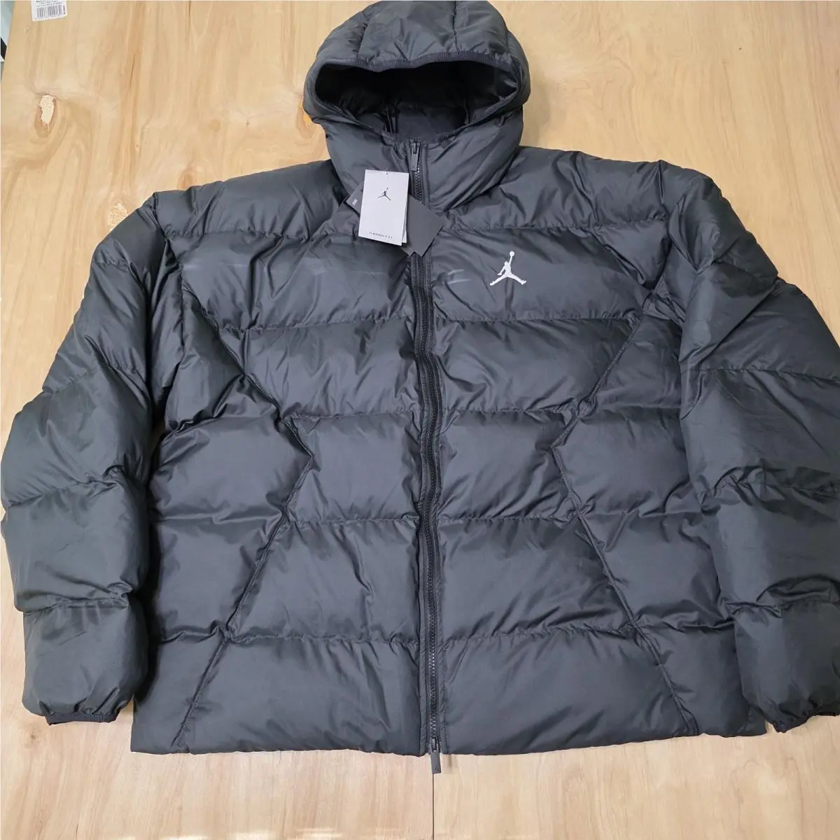 Jordan Brooklyn Therma-fit Puffer Jacket Men`s Sz XL Black HV0532 010