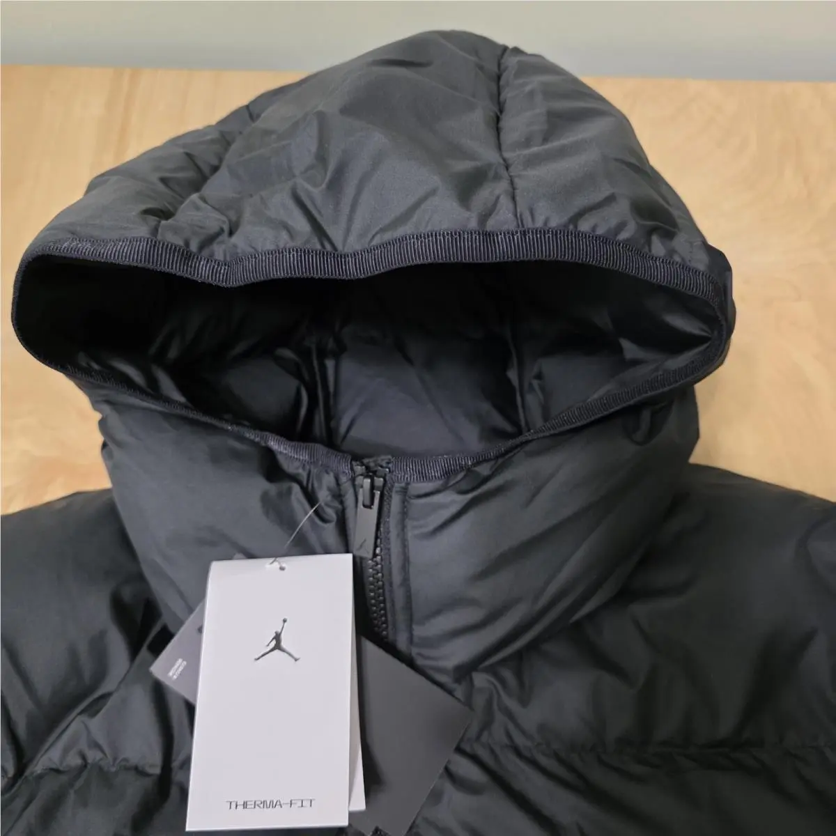 Nike clothing - Jordan Brooklyn Men`s Therma-FIT Puffer Jacket - Black (UPC: 198485206748) 3