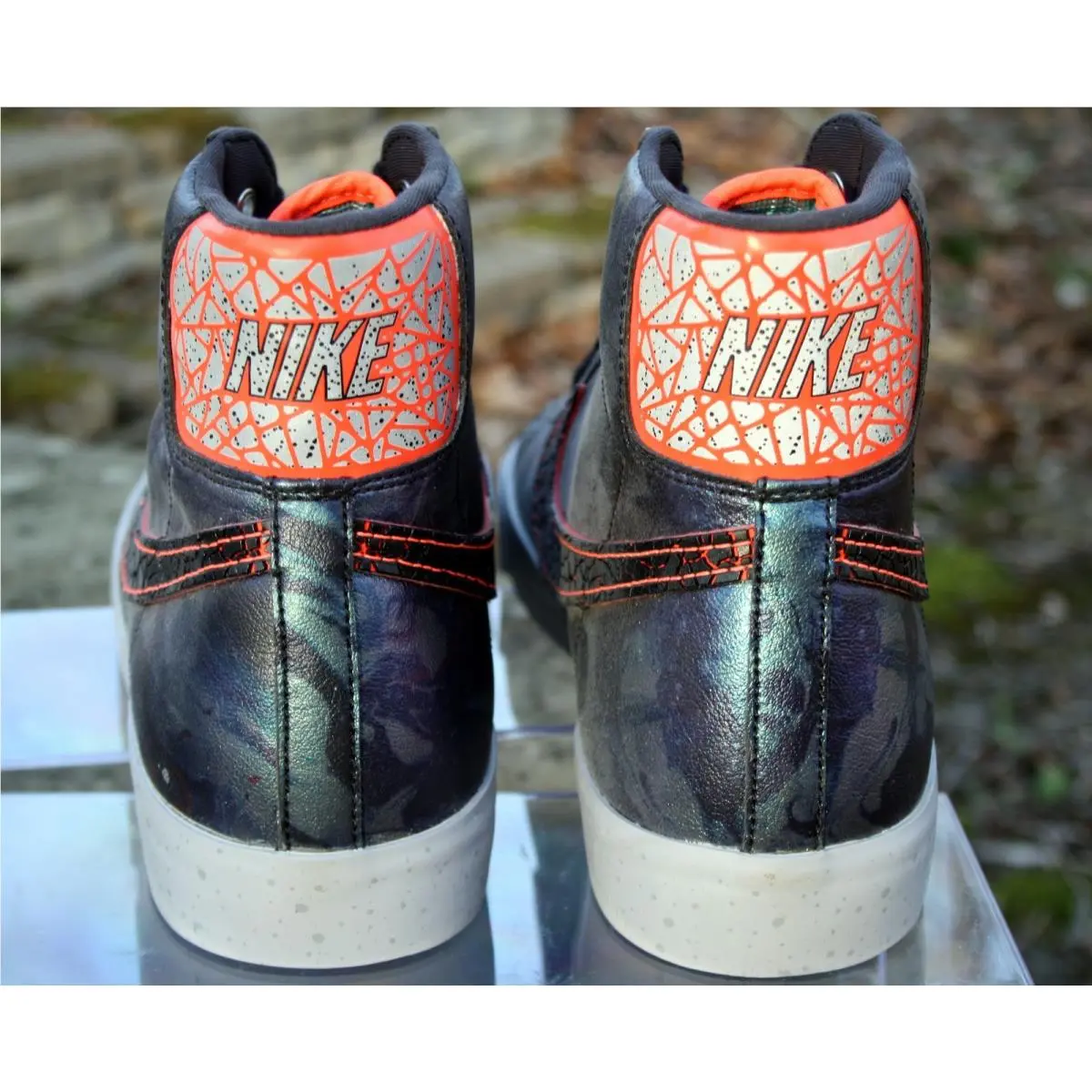 Nike shoes - Nike Blazer Mid Premium Quickstrike - 598124-800 - Total crimson/black (UPC: 884497988665) 3
