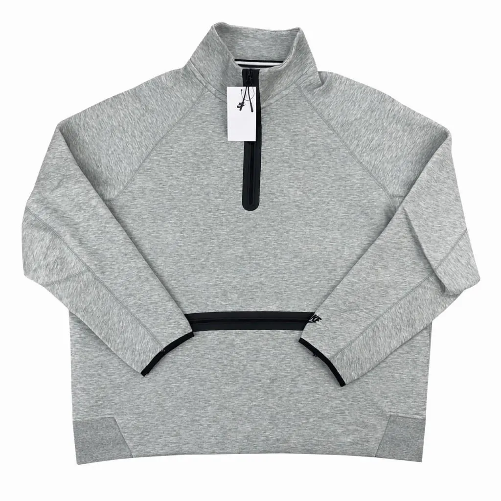 Size 2XL -  Tech Fleece Sweatshirt - Gray - 1/2 Zip Pullover - FB7998-063 by Nike