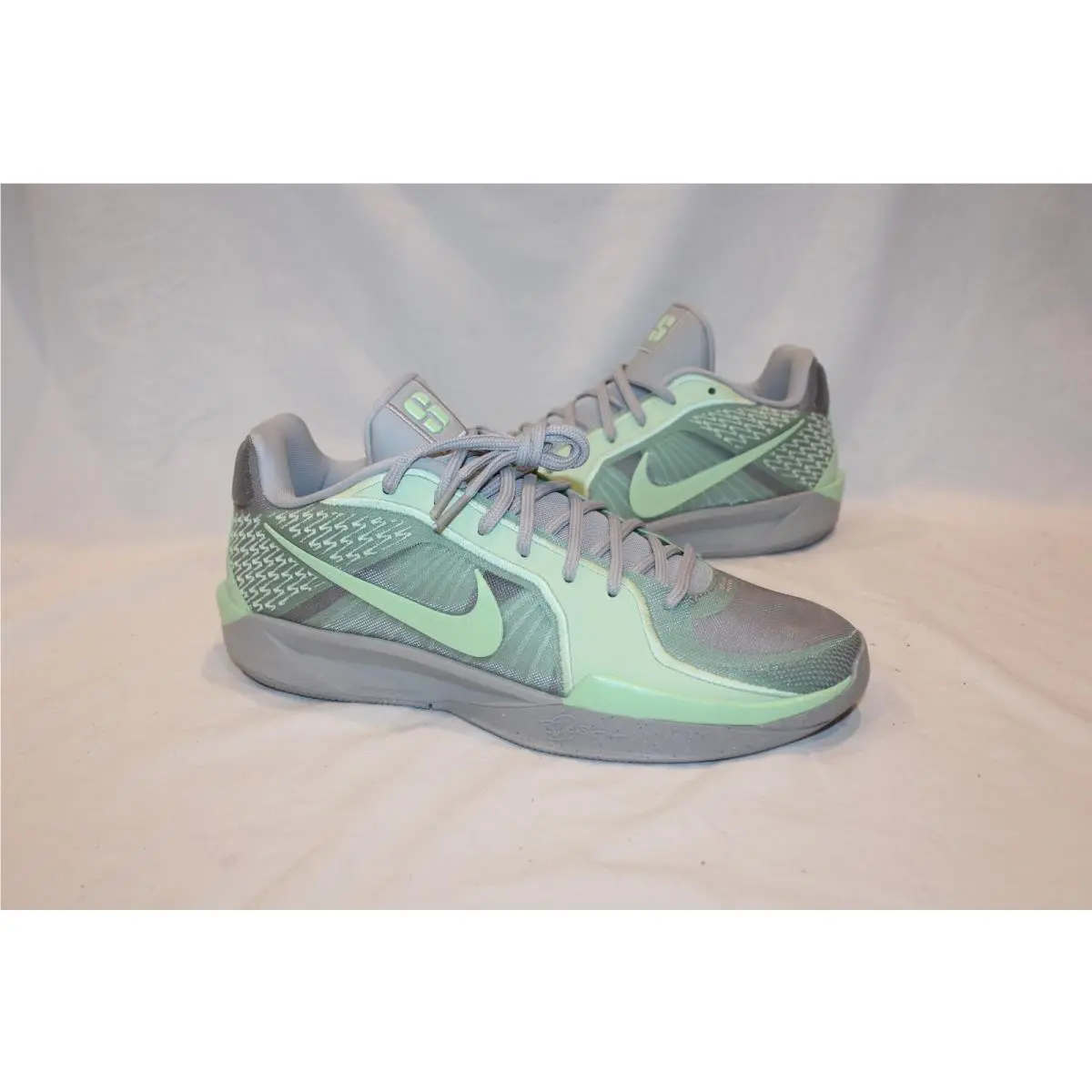 Nike Sabrina 2 Fresh Mint Green Gray Athletic Sneakers SZ 10.5
