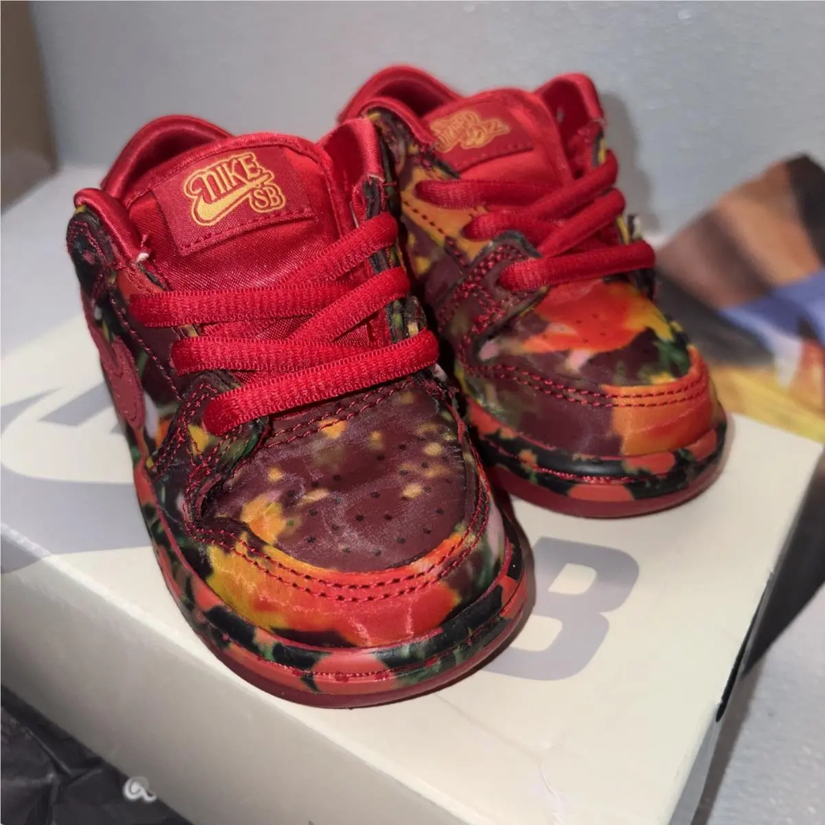 Nike shoes - SB Dunk - Dunk - Red 0