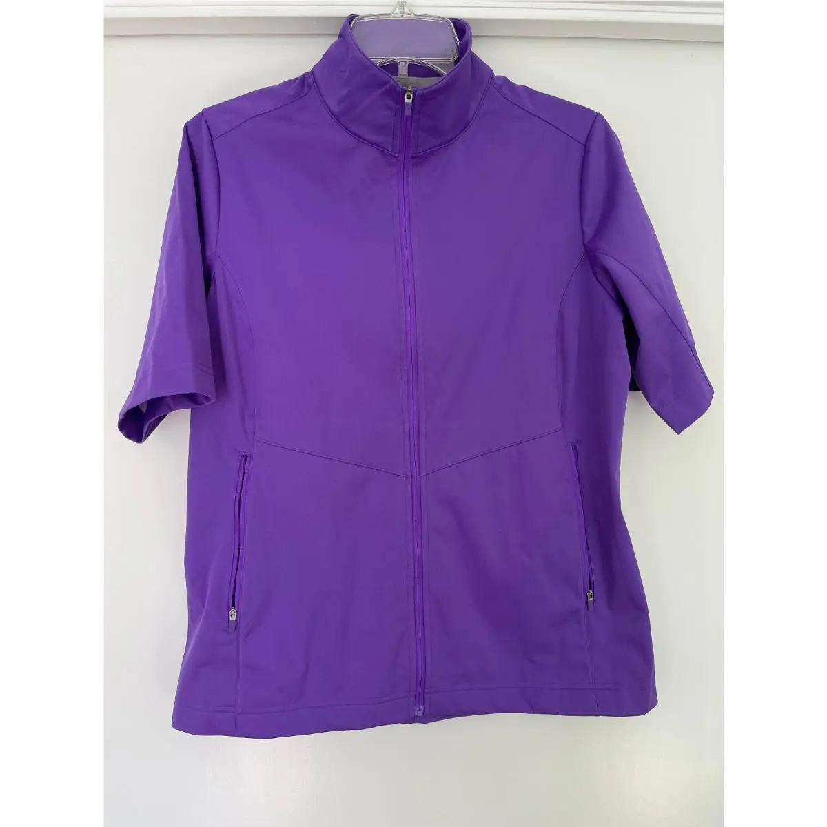 Golf Women Short Sleeve Jacket Windproof Water Resistant Purple 620044 560 by Nike