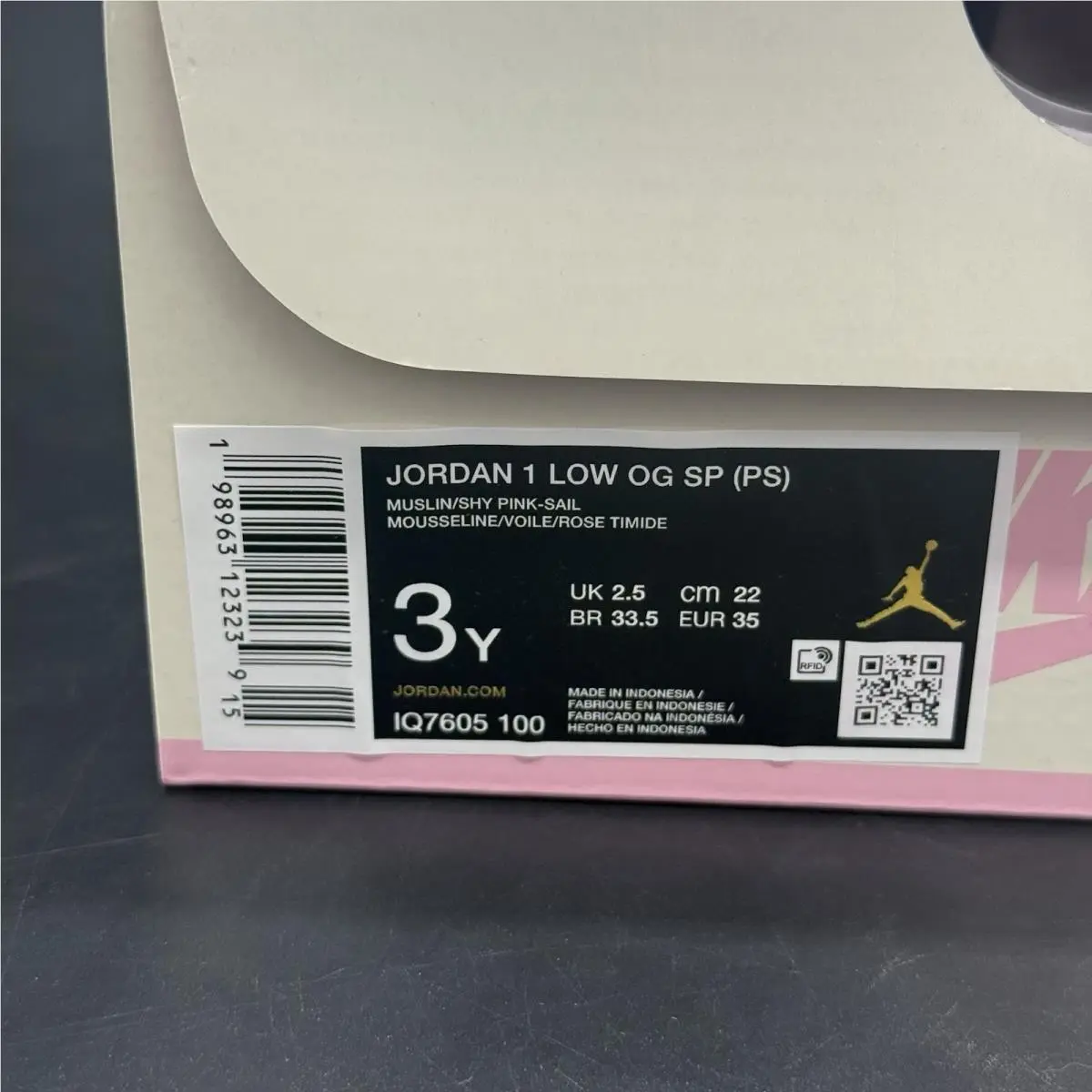 Nike shoes - Jordan 1 Low - Low - IQ7605-100 - Pink 7