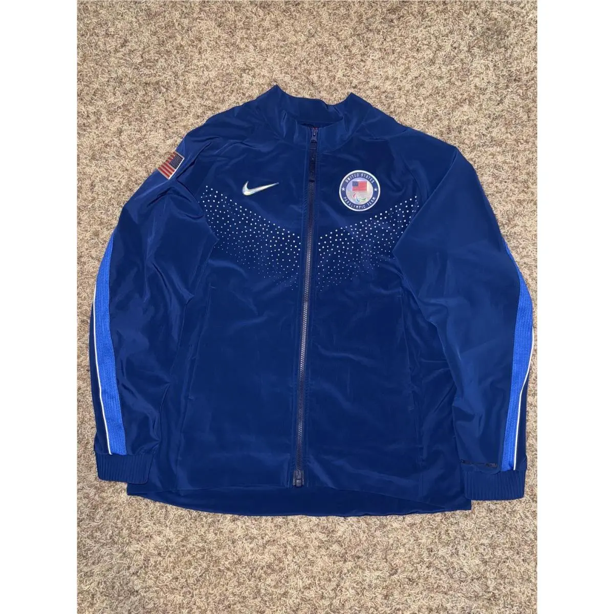 Nike Paris 2024 Paralympic Team Issued Usa Olympic Jacket Sample