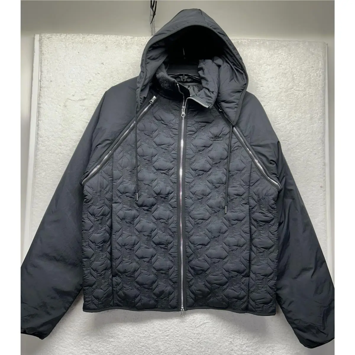 Nike Mens Sz L Black Lebron Therma Fit Adv Insulated Full Zip Basketball Jacket