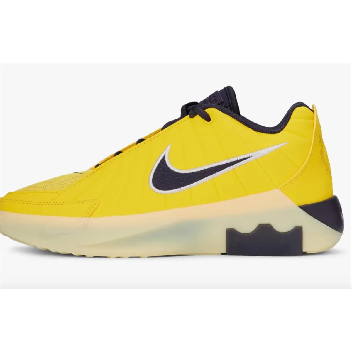 Nike Lebron Witness IX Bball Shoes Amarillo/cave Purple-soft Yellow 7 Youth