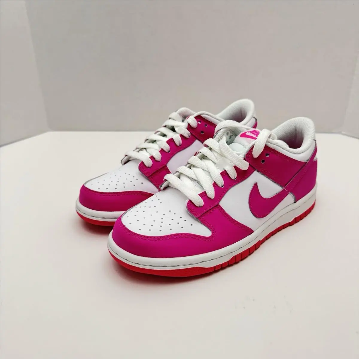Nike Dunk Low Barbie Fuchsia Pink White FB9109-102 Size 4Y Womens 5.5