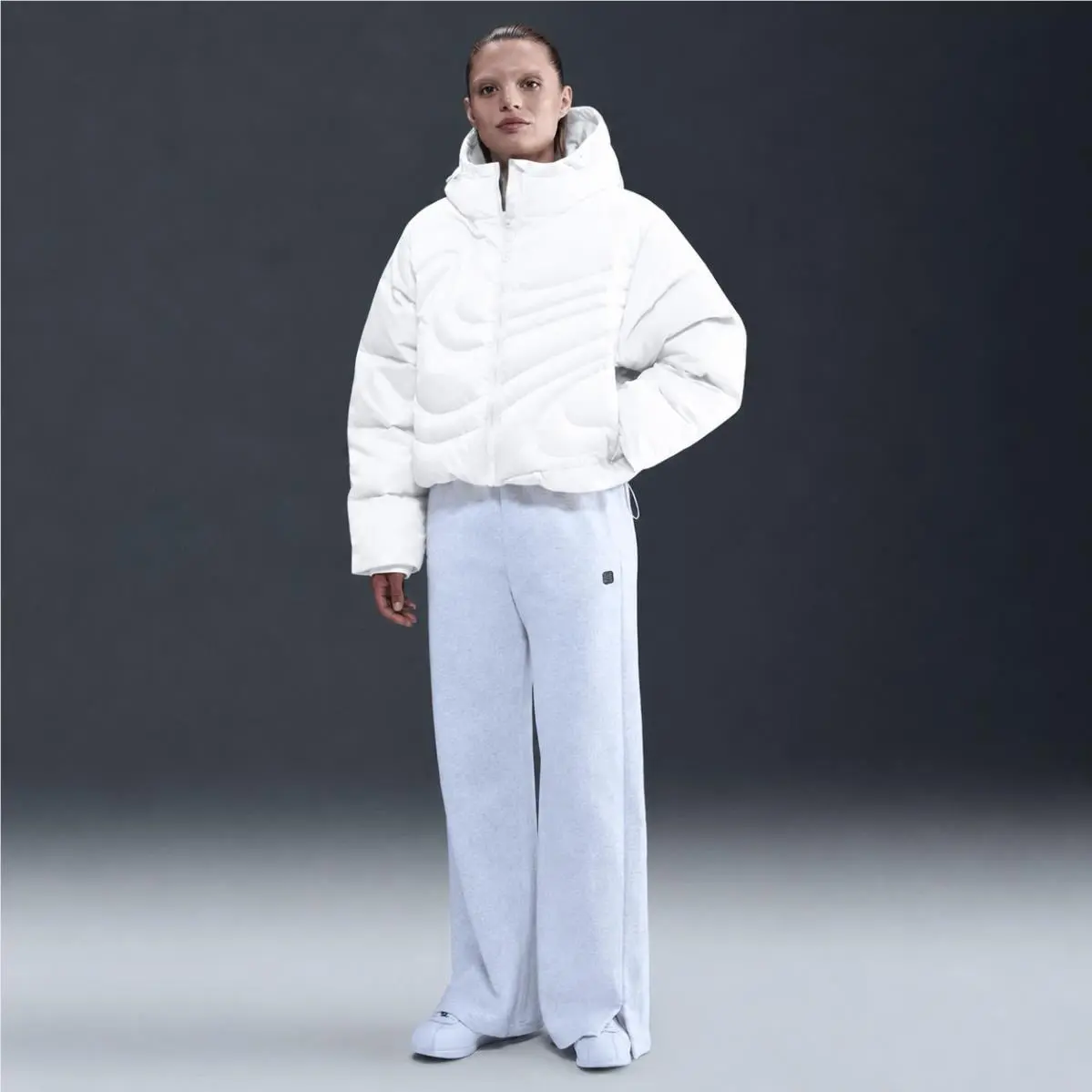 Nike Sportswear Swoosh Series Therma-fit Down Puffer Jacket Womens Size Small S