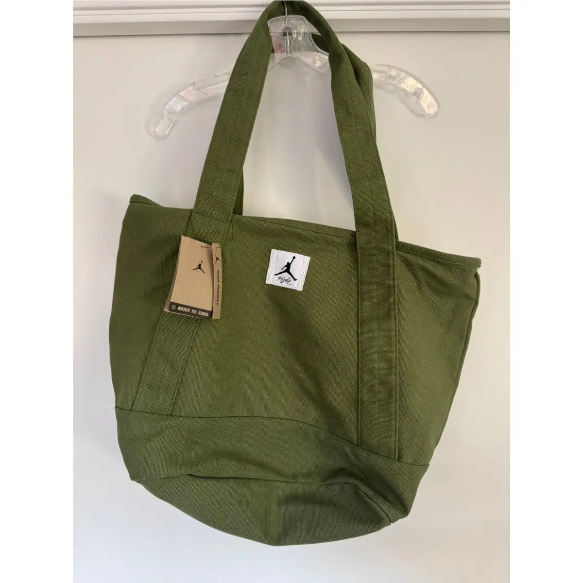 Nike Jordan Flight Carryall Tote Bag 38 L Water Resistant Olive Green WA0731-EF9