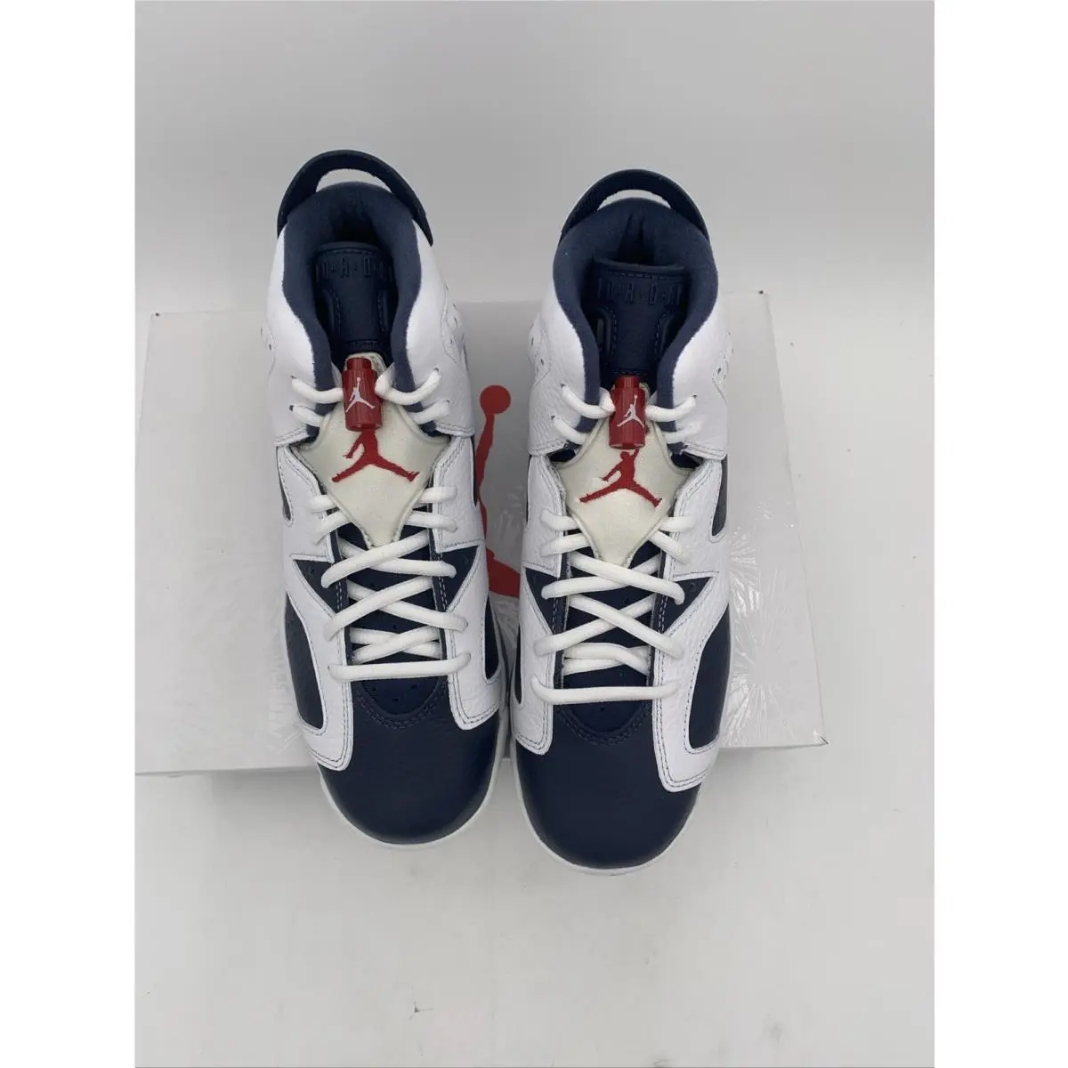 Nike shoes - Air Jordan 6 - Air - White/Varsity Red (UPC: 197597017792) 4